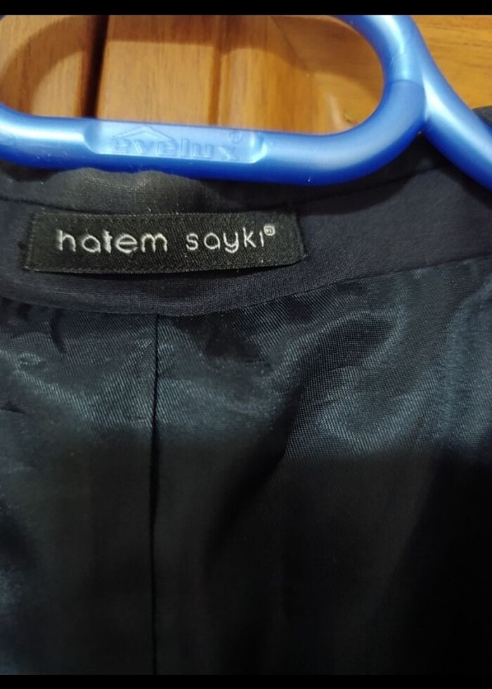 50 beden Hatem Saykı marka lacivert ceket - Görsel 4