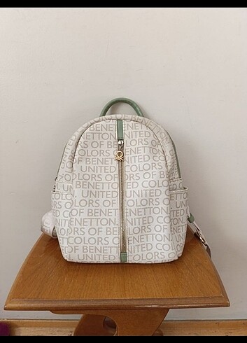 Orjinal Benetton marka sırt çantası - Görsel 5