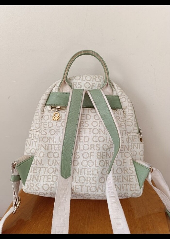 Orjinal Benetton marka sırt çantası - Görsel 4