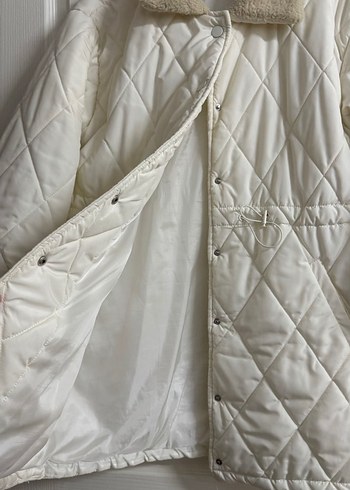 Trendyol Beyaz Şişme Mont - Görsel 5