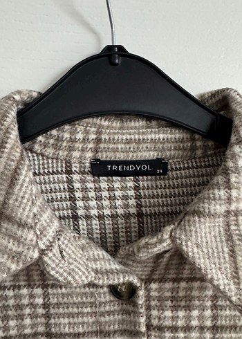 Düğmeli Ekose Desenli Kadın Gömlek - Görsel 3