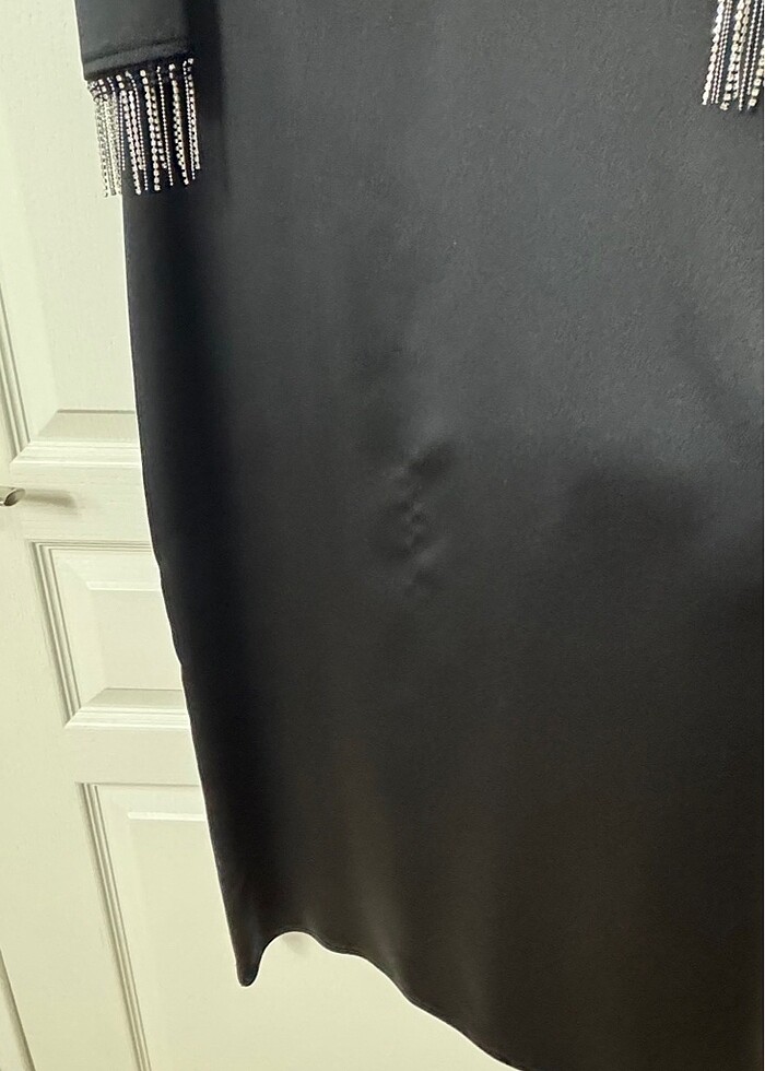 Püsküllü Taşlı Abiye - Görsel 3