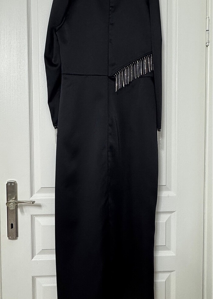 Püsküllü Taşlı Abiye - Görsel 2