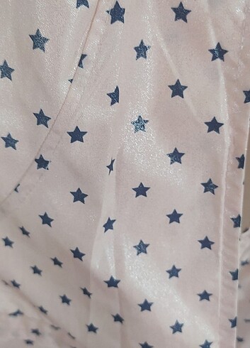 H&M Pembe mevsimlik trençkot mont