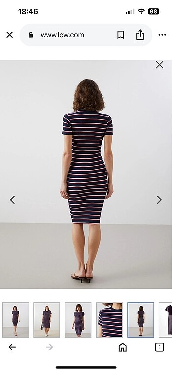 kısa kollu elbise - Görsel 2