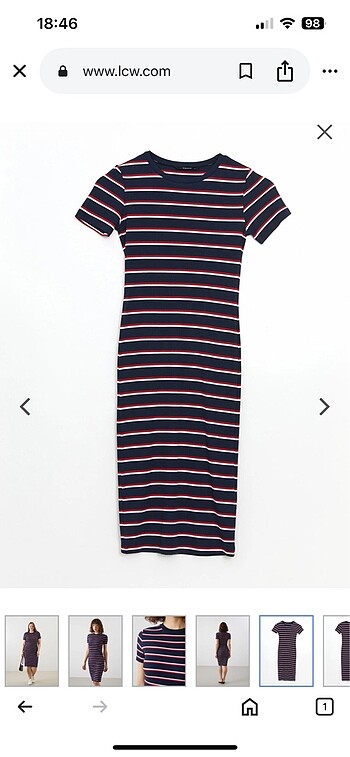 kısa kollu elbise - Görsel 3