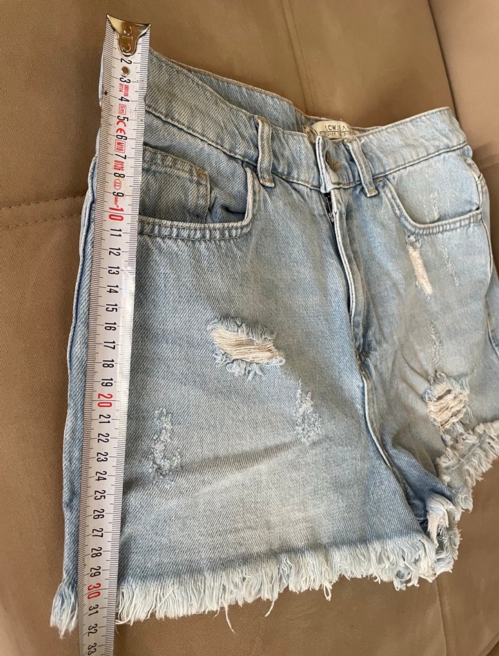 Mini Denim Şort - Görsel 5