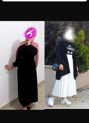 Pileli etek uzun