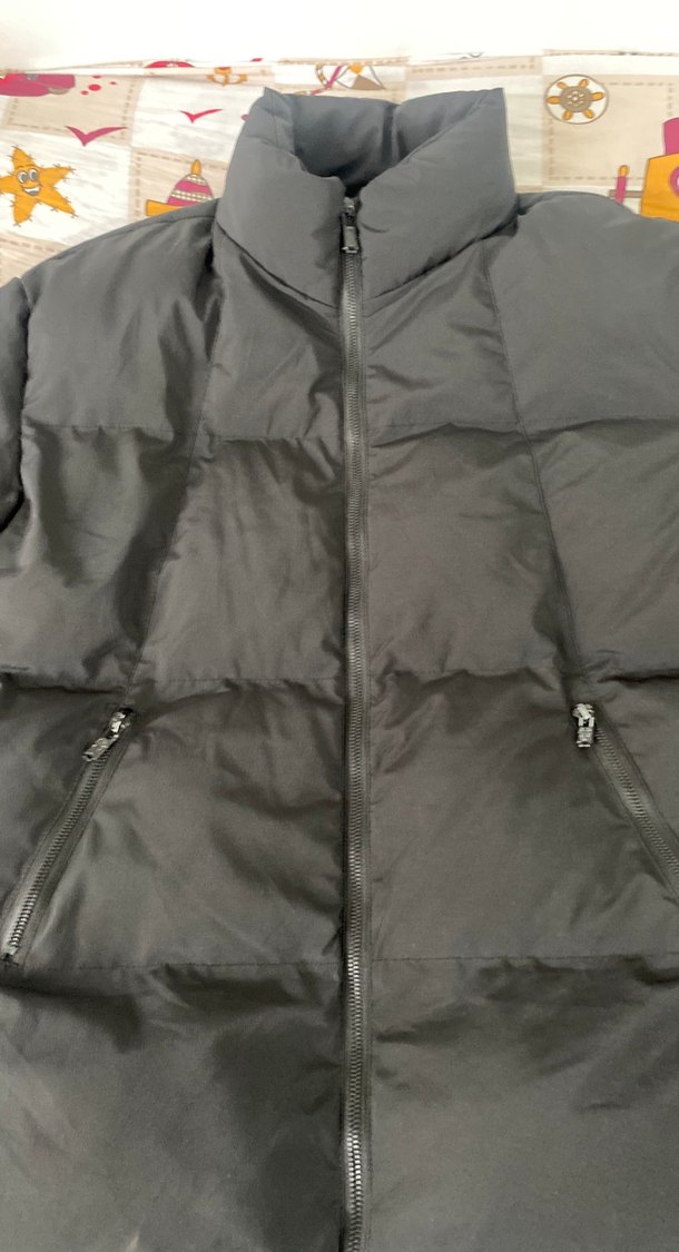 Kadın Siyah Fermuarlı Kısa Kışlık Mont - Görsel 5