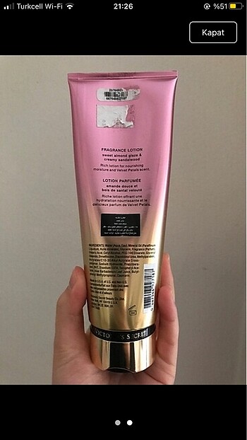 Victoria s Secret Victoria s secret velvet petals vücut losyonu