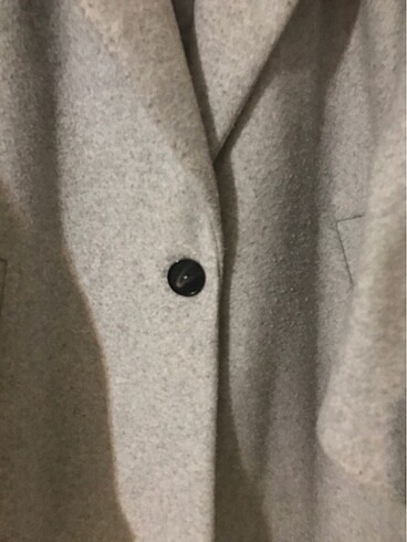 xs Beden Zara açık gri oversize kaşe kaban