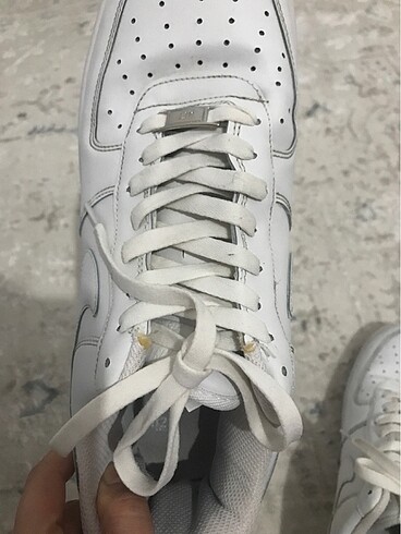 44 Beden beyaz Renk Nike air force 1 44 numara erkek beyaz spor ayakkabı