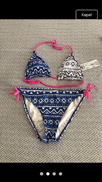 H&M Bikini 12-13 yas xs bedenede olur