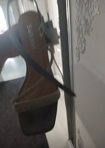 40 Beden Diger Kahverengi Yılan Desenli Stiletto