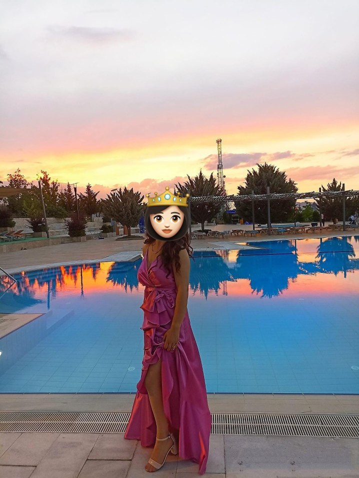 Parlak Mor Drapeli Straplez Uzun Abiye - Görsel 5