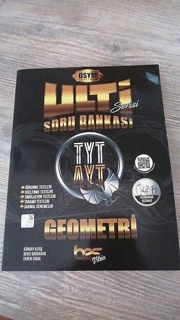 Bes yayınları ulti serisi tyt ayt geometri test kitabı
