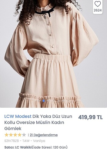 Lc waikiki kuaybe gider müslin gömlek  - Görsel 2