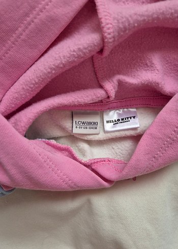 Kız Çocuk Kapüşonlu Renkli Sweatshirt - Görsel 3