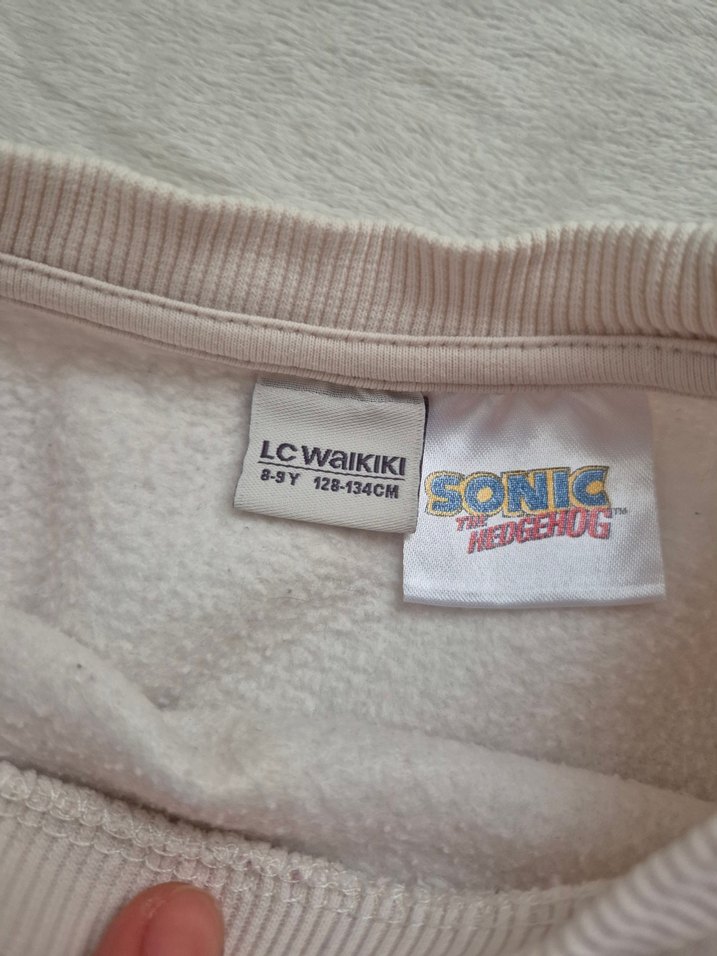 Kız Çocuk Pembe Pamuklu Baskılı Sweatshirt - Görsel 3