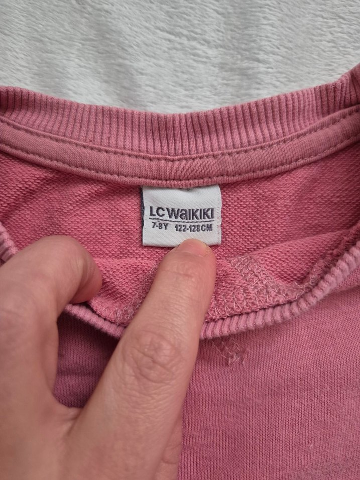 Pembe Uzun Kollu Sweatshirt - Görsel 2