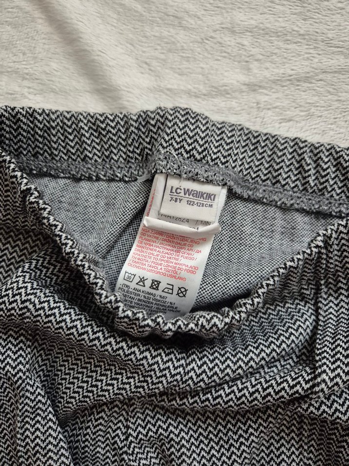 Gri kız çocuk tayt - Görsel 4