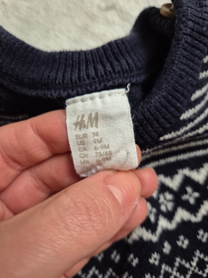 Erkek Çocuk Gri Örgü Kazak - Görsel 3