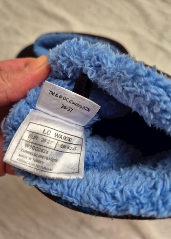 Batman Baskılı Erkek Çocuk Sıcak Terlik - Görsel 3