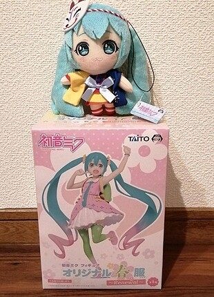 Hatsune miku figür ve peluş