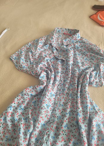 Çiçek Desenli  Gömlek - Görsel 6