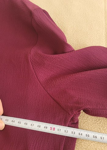 Mor Drapeli Midi Maternity Ceket - Görsel 5