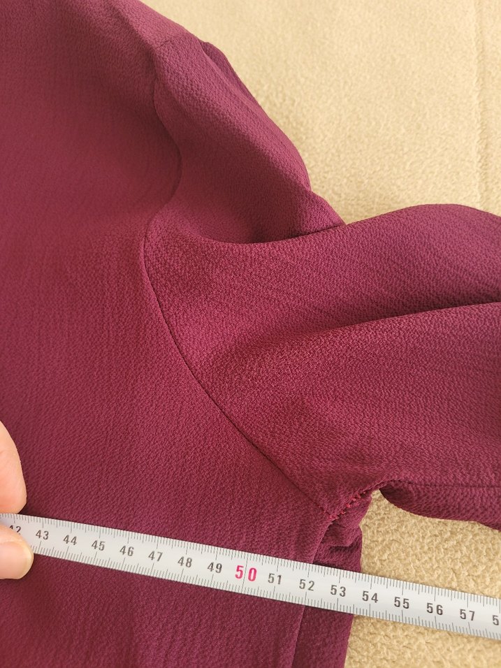 Mor Drapeli Midi Maternity Ceket - Görsel 5