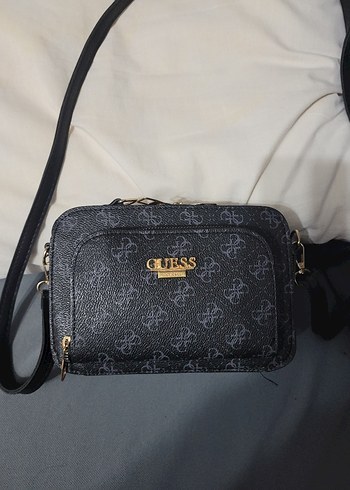 Siyah Desenli Kadın Çapraz Çanta - Görsel 3