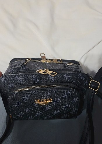 Siyah Desenli Kadın Çapraz Çanta - Görsel 2