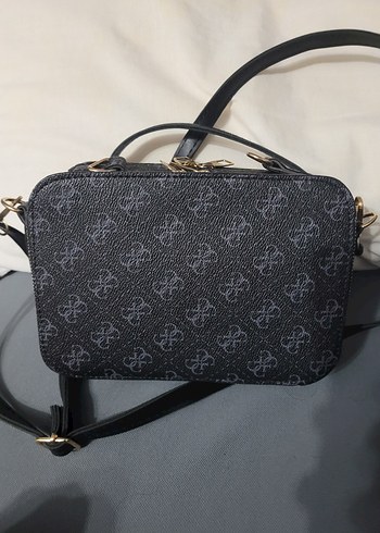 Siyah Desenli Kadın Çapraz Çanta - Görsel 4