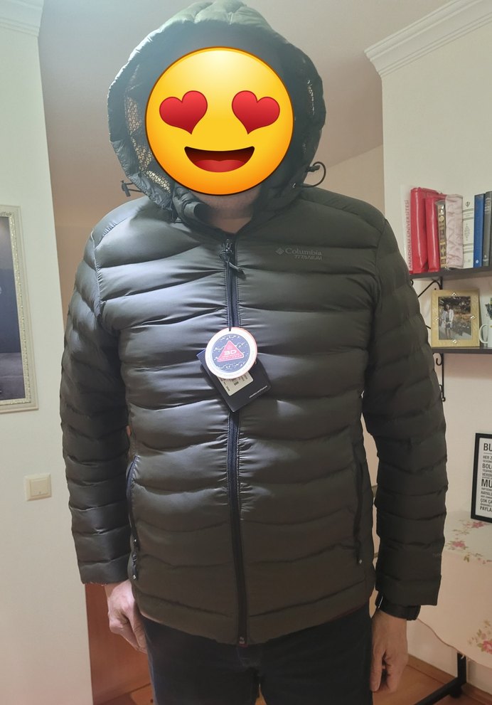 Columbia Kapüşonlu Erkek Mont - Haki - Görsel 2