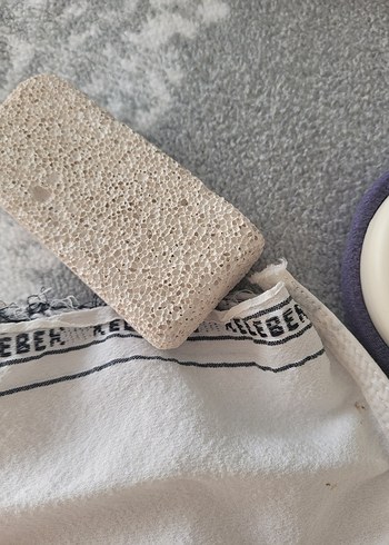 Uzun Saplı Gri Banyo Süngeri ve Kese topuktaşı - Görsel 3