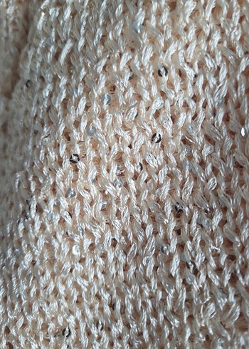 Sarı V Yakalı Örgü Kadın Atlet - Görsel 8