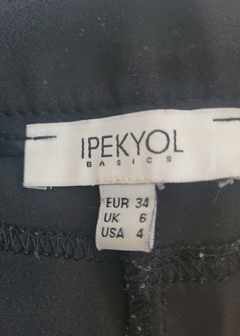 Kadın Siyah Ofis Kumaş Pantolon - Görsel 3