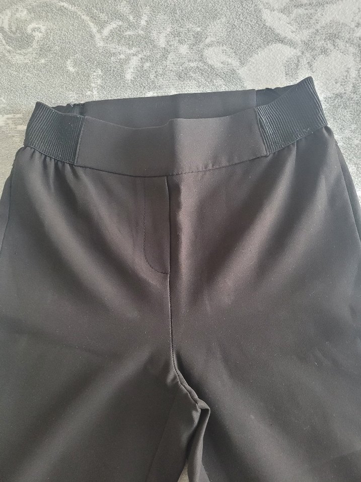 Kadın Siyah Ofis Kumaş Pantolon - Görsel 2