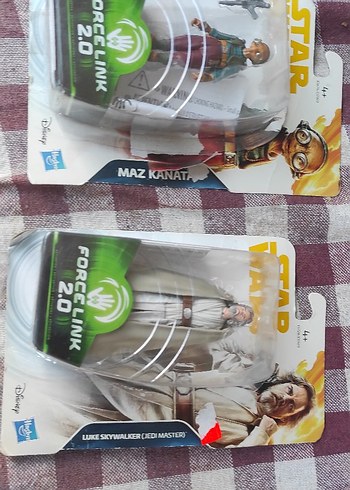 Star Wars Luke Skywalker ve Maz Kanata Figürleri