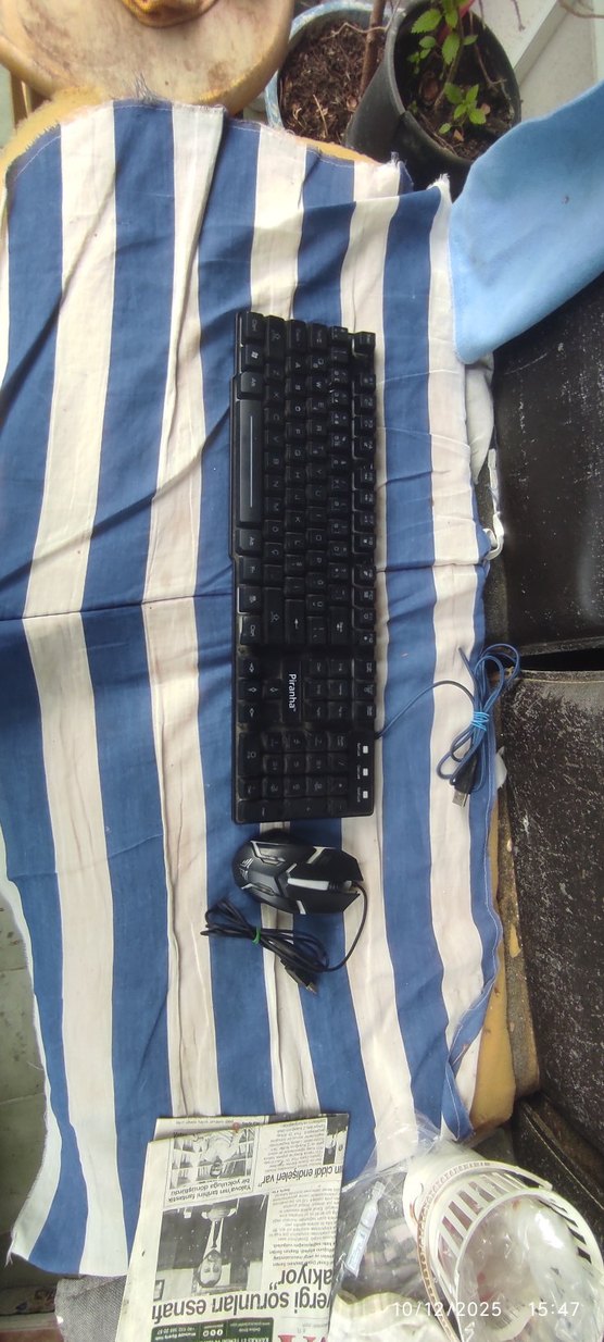 Siyah Kablolu Klavye ve Mouse Seti - Görsel 4