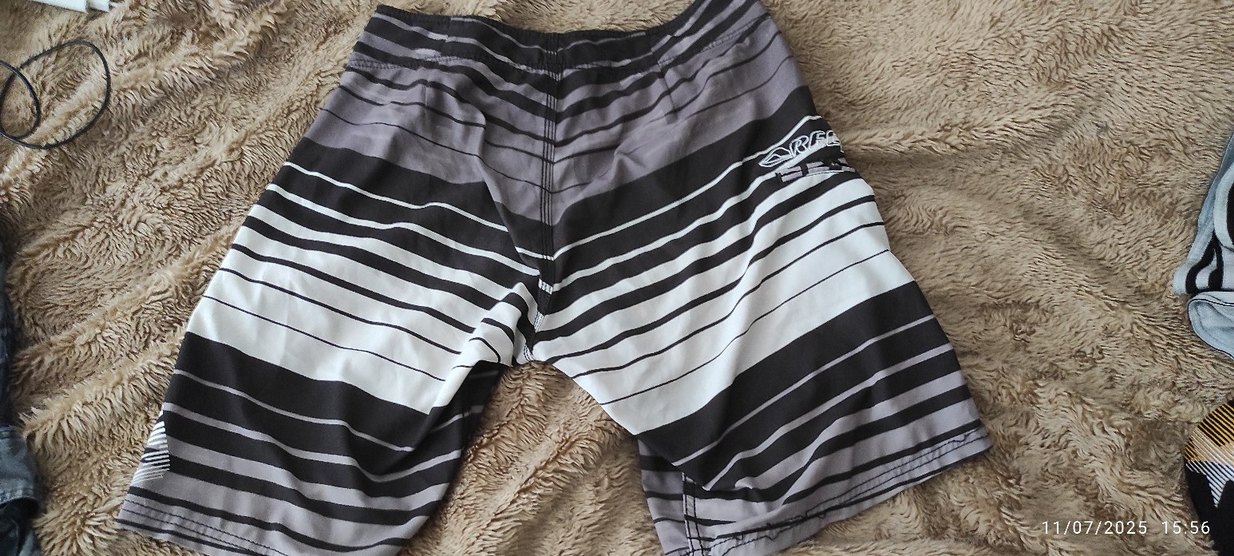 reef surf Zebra Desenli Fermuarlı Erkek Mayo - Görsel 3