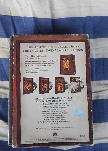 Indiana Jones Tam Film Koleksiyonu DVD - Görsel 2