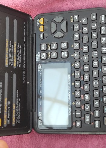 Casio Dijital Ajanda - Görsel 2