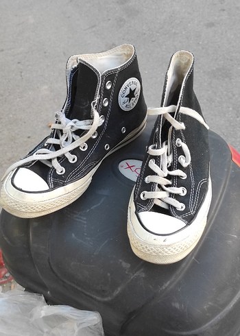 Siyah Converse Grunge Punk Spor Ayakkabı