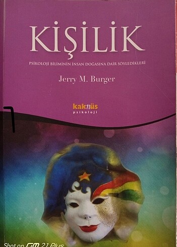 Kişilik Kitabı Psikoloji(Jerry M. Burger)