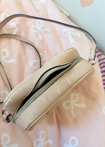 Pembe Deri Calvin Klein Kadın Çapraz Çanta - Görsel 2