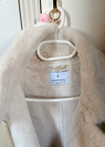 Kürklü Bej Süet Kadınbiker  Ceket - Görsel 2