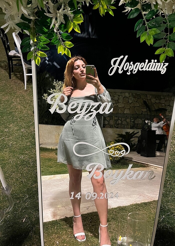 Elbise Su yeşili - Görsel 2