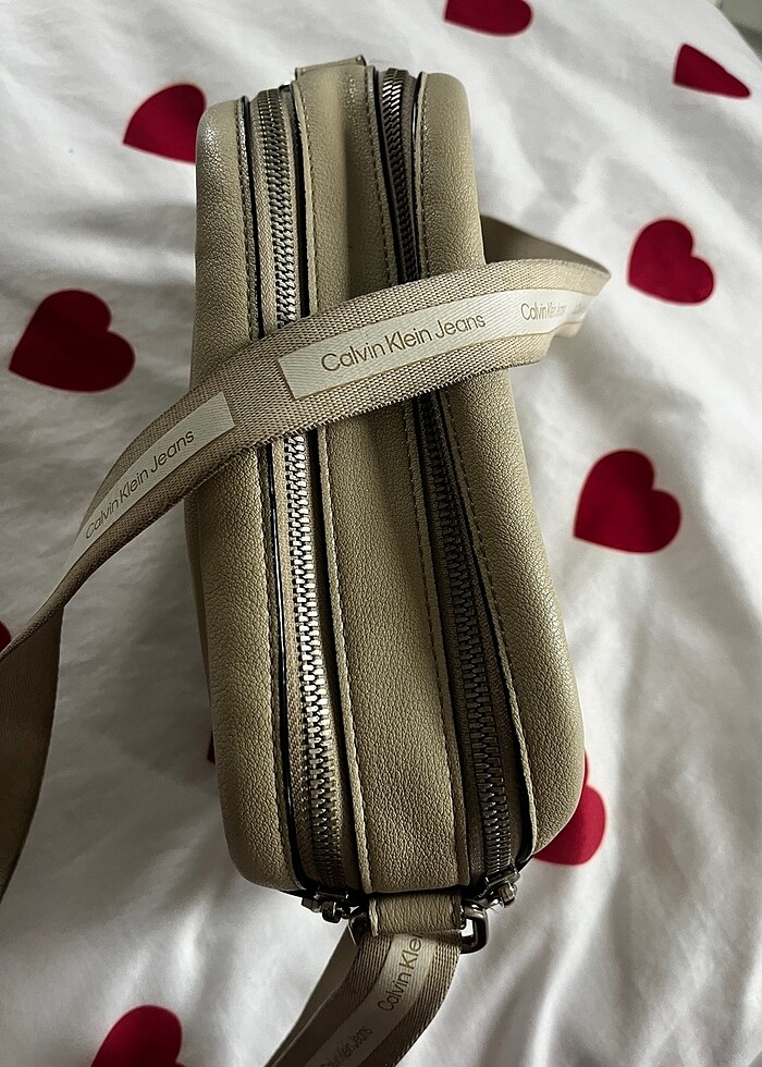 CALVİN KLEİN KREM ÇAPRAZ ÇANTA - Görsel 2